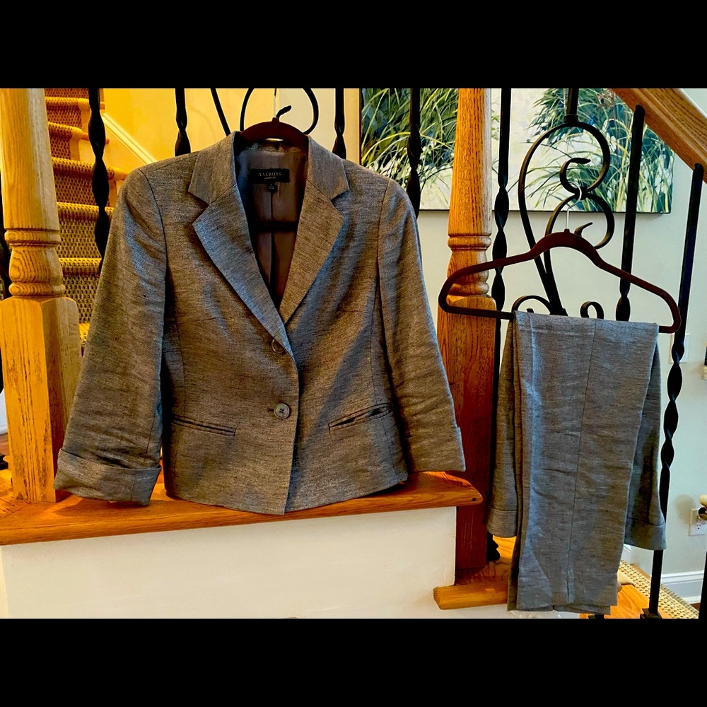 Talbots Linen with Sparkle Suit